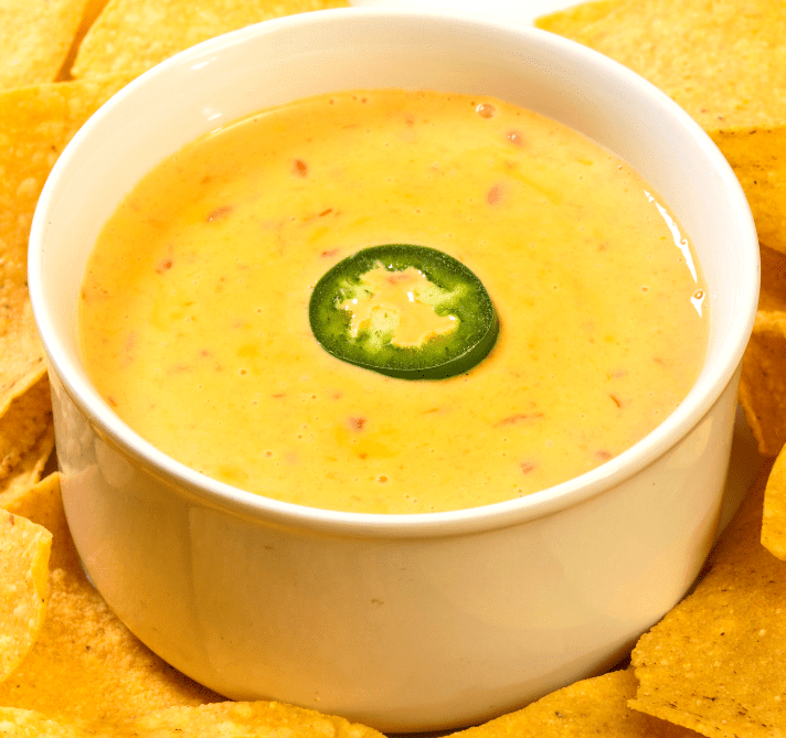 ყველის სოუსი ხალაპენიოთი