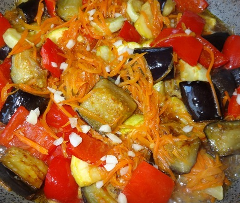 ბოსტნეული ჩინურ მჟავე-ტკბილ სოუსში