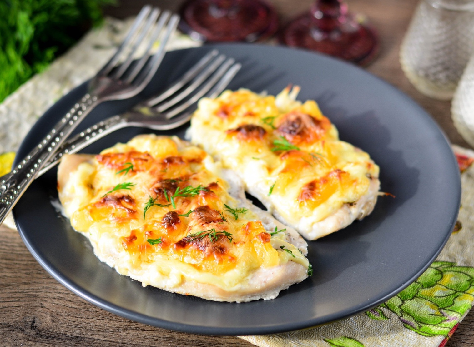 ქათამი ჰავაიურად, ანანასით